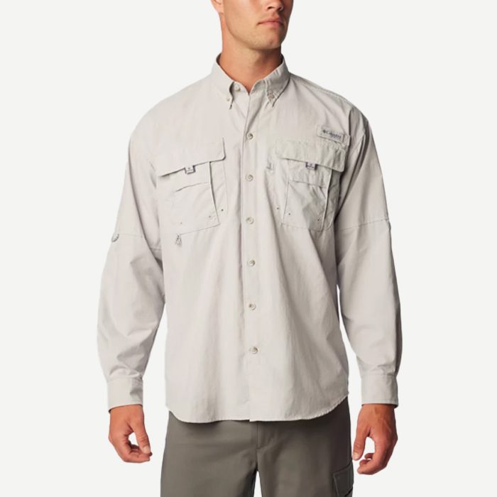 Bahama II - Camisa Para Hombre Columbia - Cool Grey