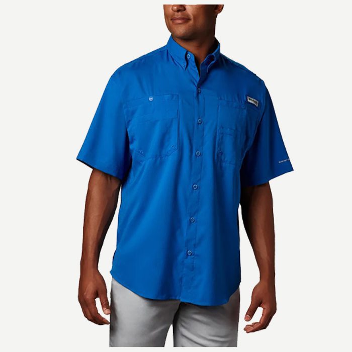 Tamiami II - Camisa M/C Columbia - Vivid Blue