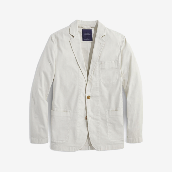 Blazer Vineyard Vine de lino y algodón Beige