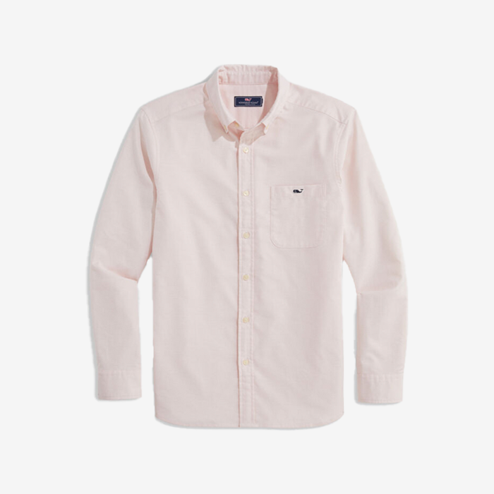 Camisa M/L Oxford Solid Shirt Pink Blossom