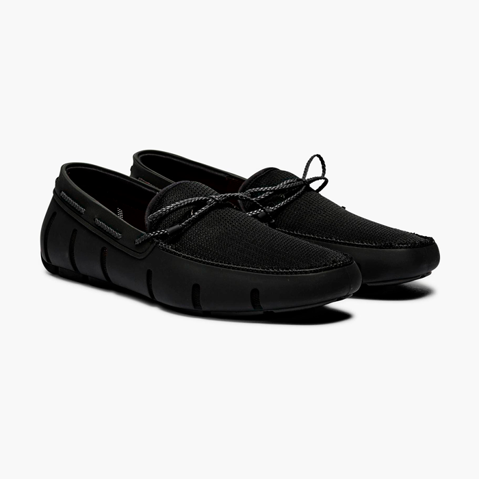 Mocasines - Braided Lace Loafer - Black