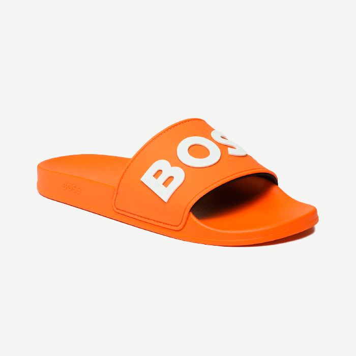 Chancletas BOSS - Kirk_Slid_rblg Open Orange