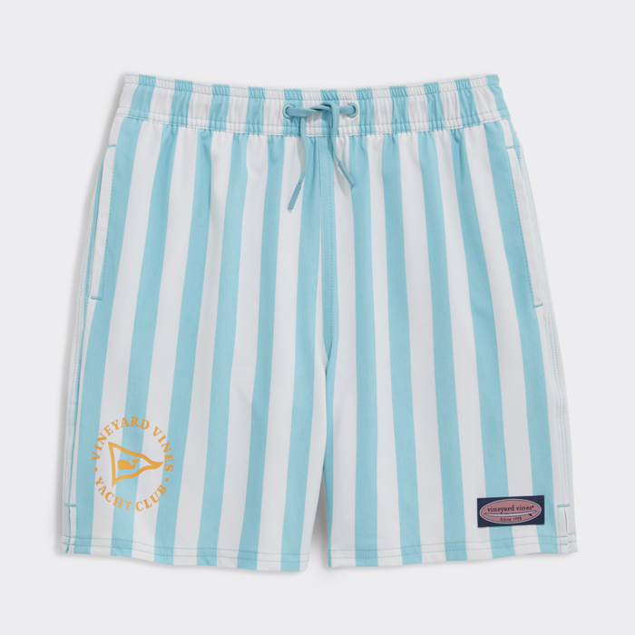 Short Boys Chappy Trunks 7 Beach STP Aqua Ocean