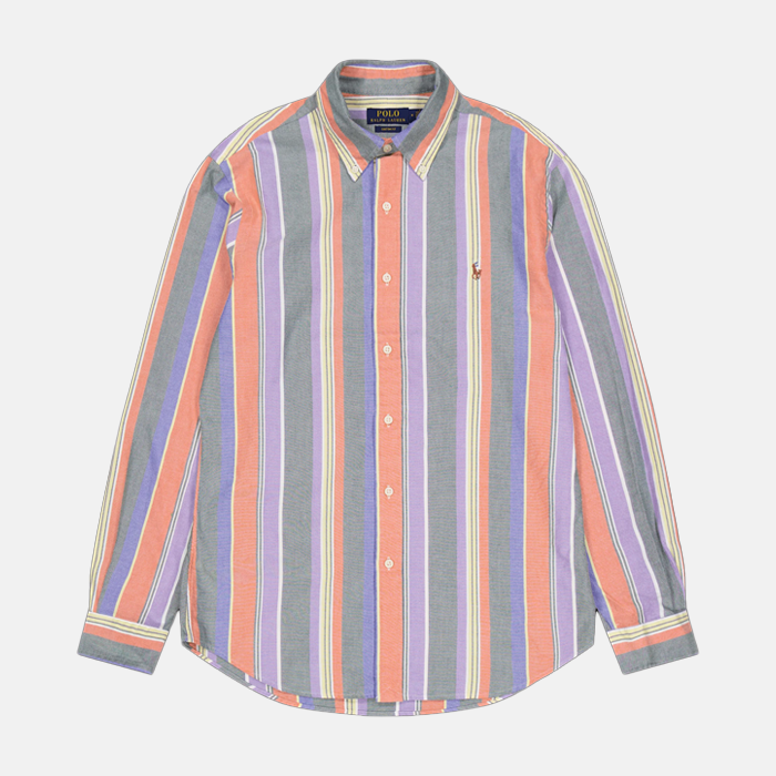 Camisa M/L Polo - Cubdppcs-Long Sleeve-Sport Shirt 6127 Orange/Green
