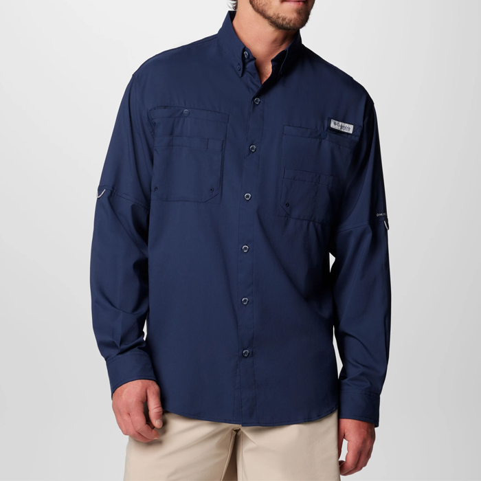 Camisa M/C Columbia PFG Tamiami™ II Long Sleeve Shirt Dark Navy