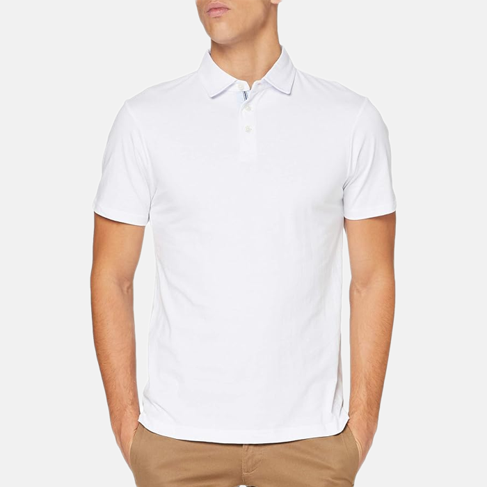 Camisa Sport - Hackett Polo Slim Fit Logo White