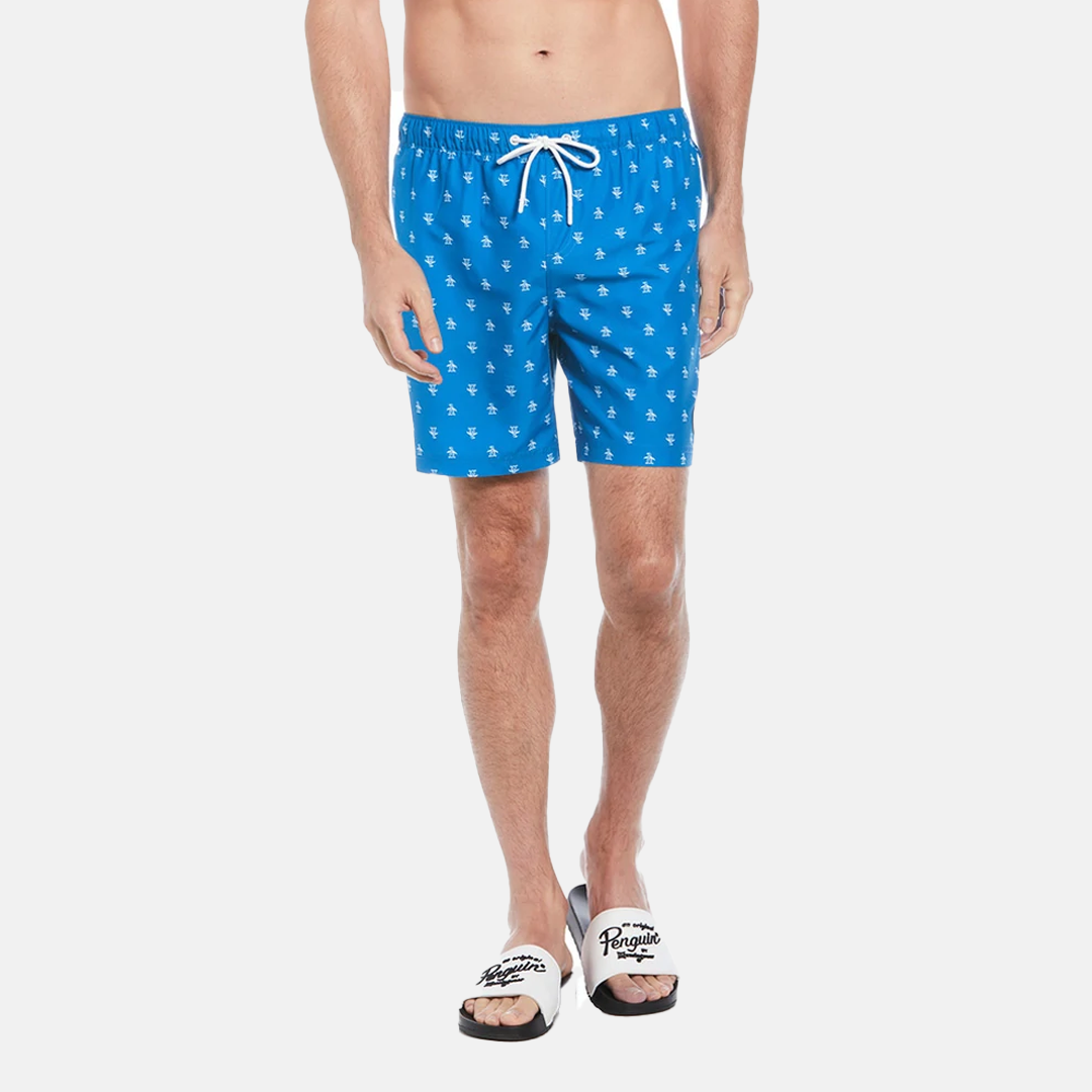 Swim/calzoneta Penguin Estampado Celeste
