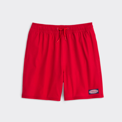 Calzoneta Vineyard Boys' Printed Chappy Swim Trunks