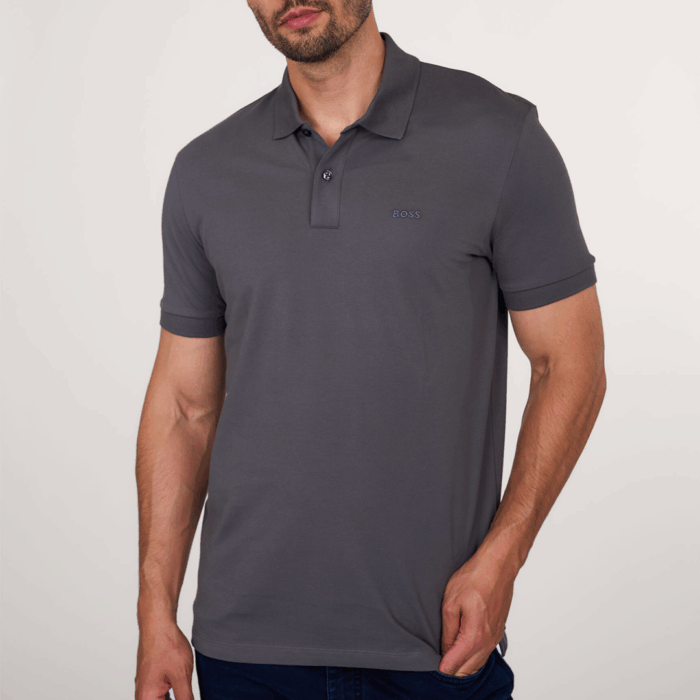 Camisa BOSS Polo Shirt Parlay - Medium Grey