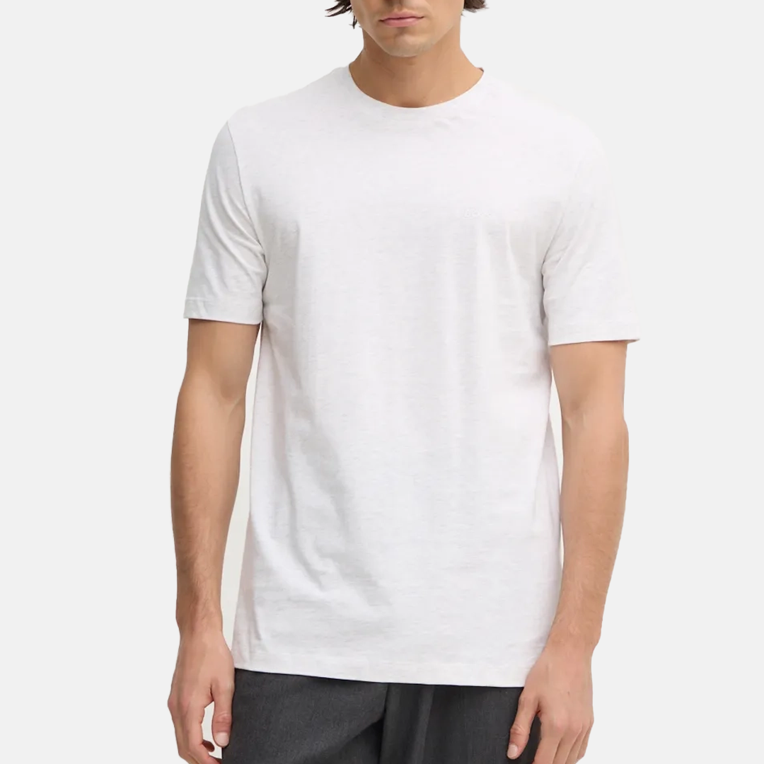 Camiseta BOSS de algodón Thompson 01 Natural