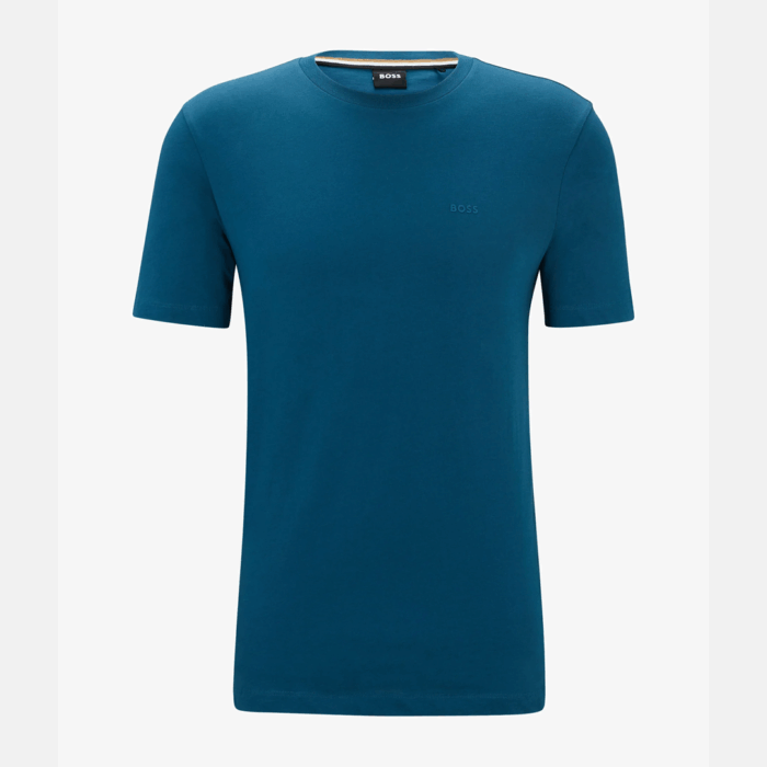 Camisa BOSS Remera regular Fit en algodón - Open Blue - Imagen 4