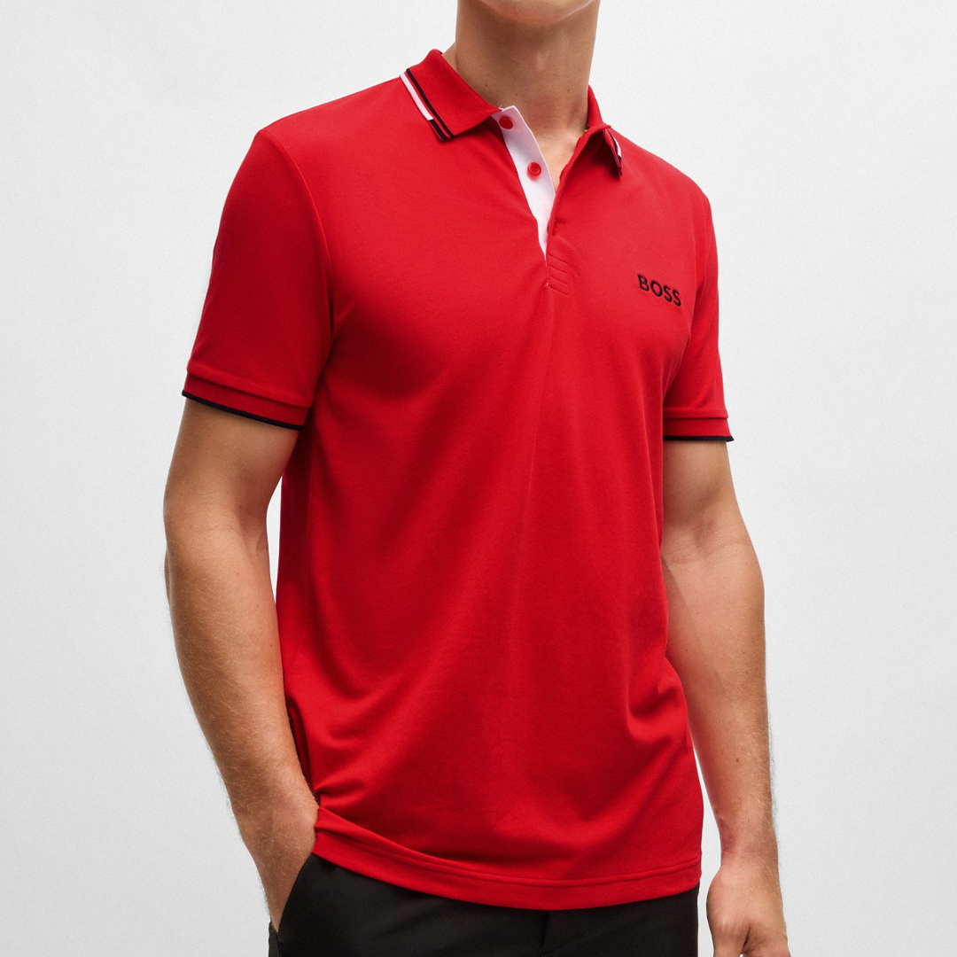 Camisa BOSS Paddy Pro Open Red