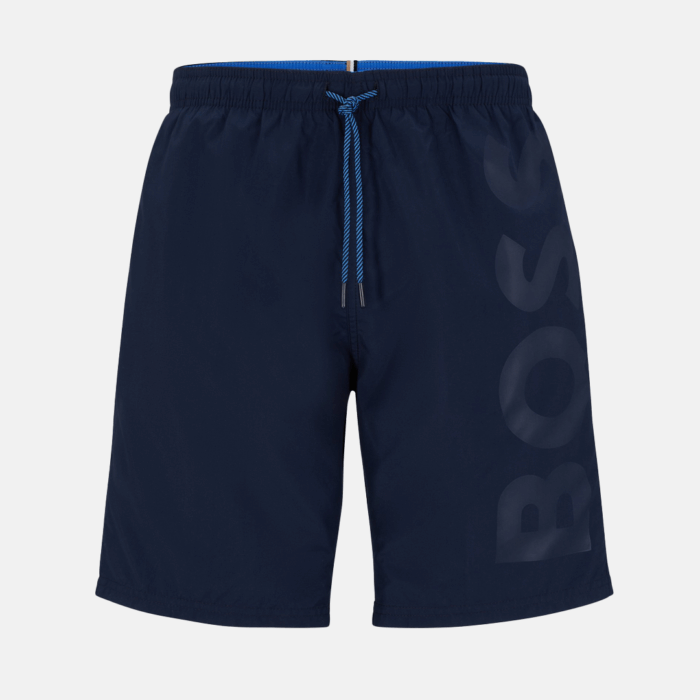 Bañador BOSS con logo en relieve Navy - Imagen 4