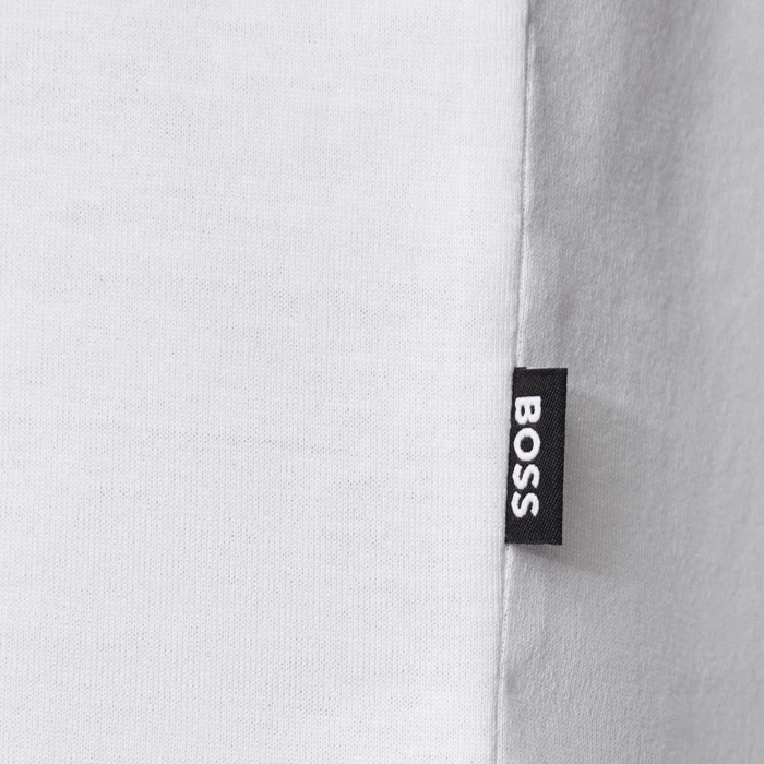 Camiseta BOSS Medium Beige Regular Fit T-Shirt White - Imagen 4