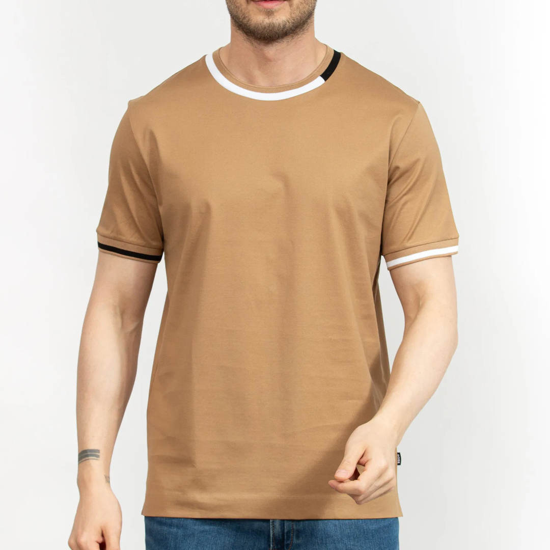 Camiseta BOSS Medium Beige Regular Fit T-Shirt Beige