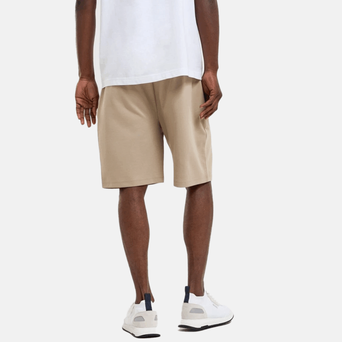 Pantalón Corto BOSS de algodón Dark beige - Imagen 3