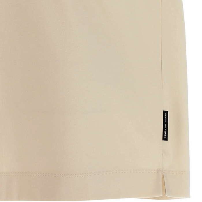Camiseta BOSS x Porsche Thompson 40 T Shirt Beige - Imagen 2
