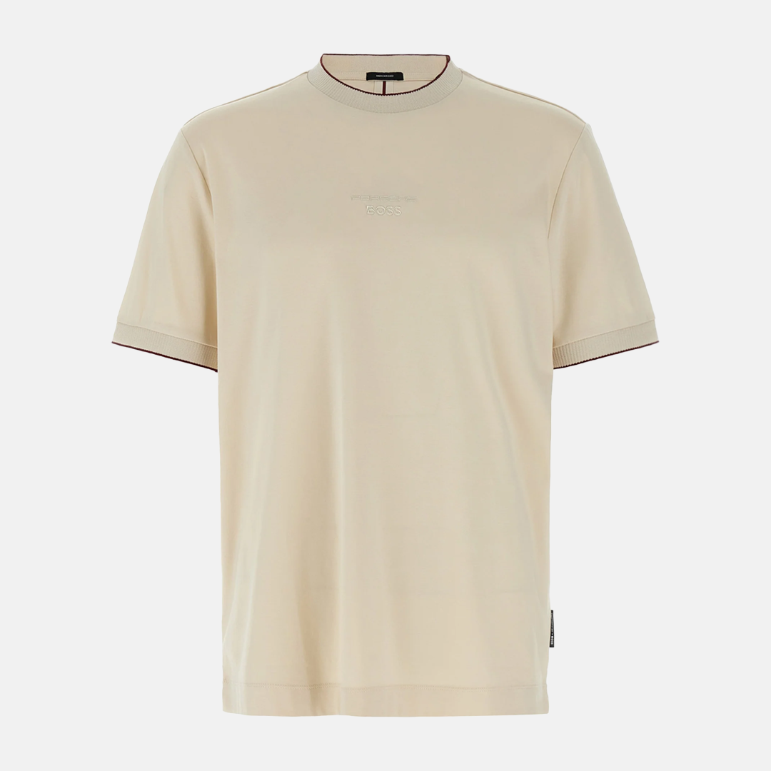 Camiseta BOSS x Porsche Thompson 40 T Shirt Beige