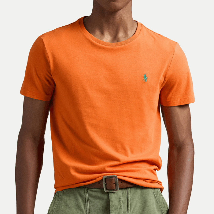 Camiseta C/R Polo - Sscncmslm2-Short Sleeve-T-Shirt Orange