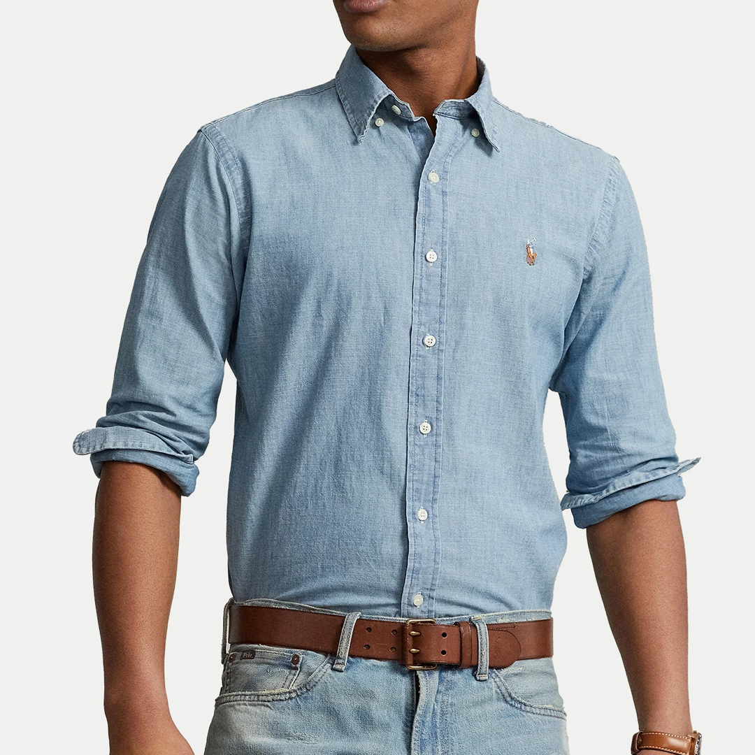 Camisa M/L Polo Ralph Lauren Chambray Shirt