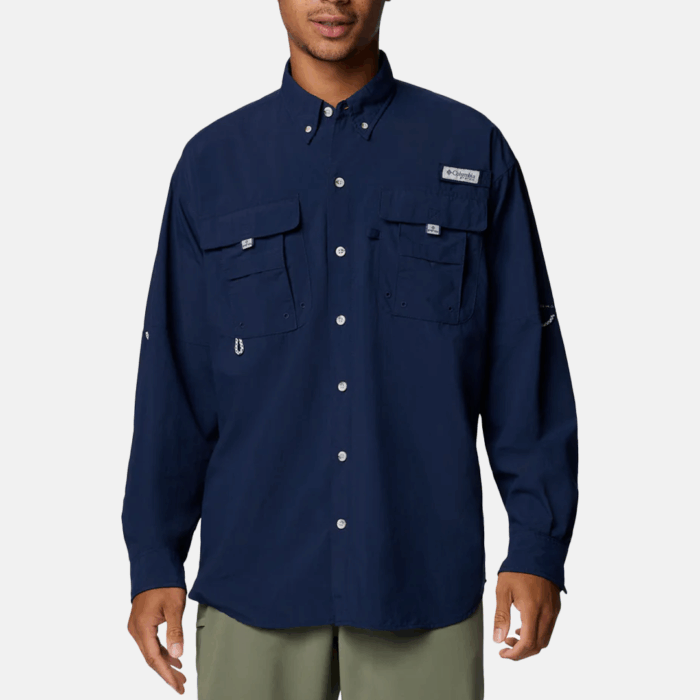 Camisa M/L Columbia BAHAMA II L/S SHIRT Collegiate Navy