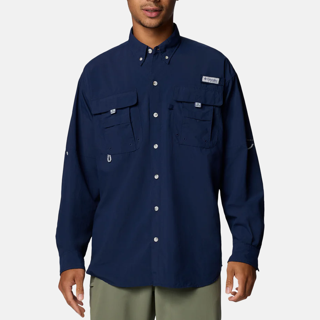 Camisa M/L Columbia BAHAMA II L/S SHIRT Collegiate Navy