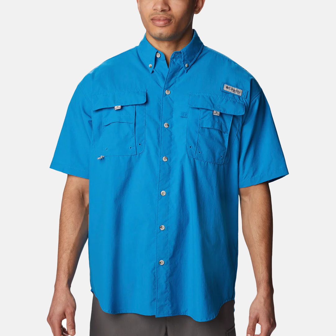 Camisa M/C Columbia BAHAMA II S/S SHIRT Pool