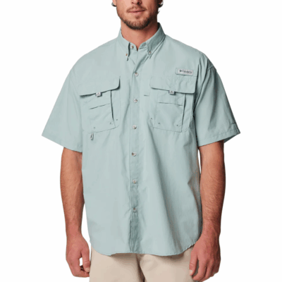 Camisa M/C Columbia BAHAMA II S/S SHIRT Azul Claro