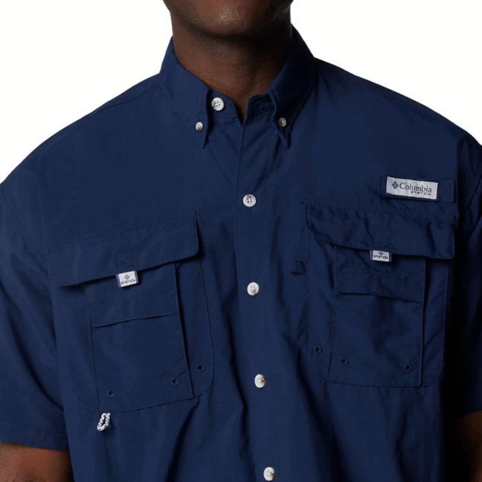 Camisa M/C Columbia BAHAMA II S/S SHIRT Collegiate Navy - Imagen 3