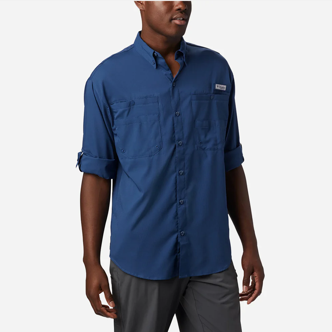 Camisa M/L Columbia Tamiami™ Ii T-Shirt - Carbon