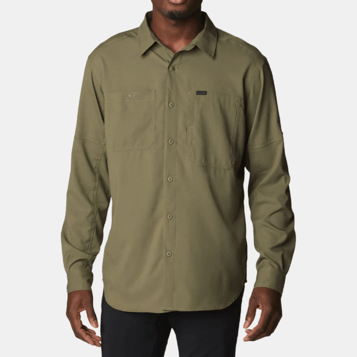 Camisa M/L Columbia Silver Ridge Utility Lite Stone Green