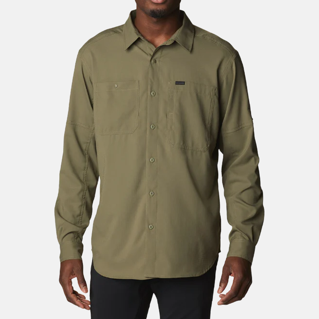 Camisa M/L Columbia Silver Ridge Utility Lite Stone Green
