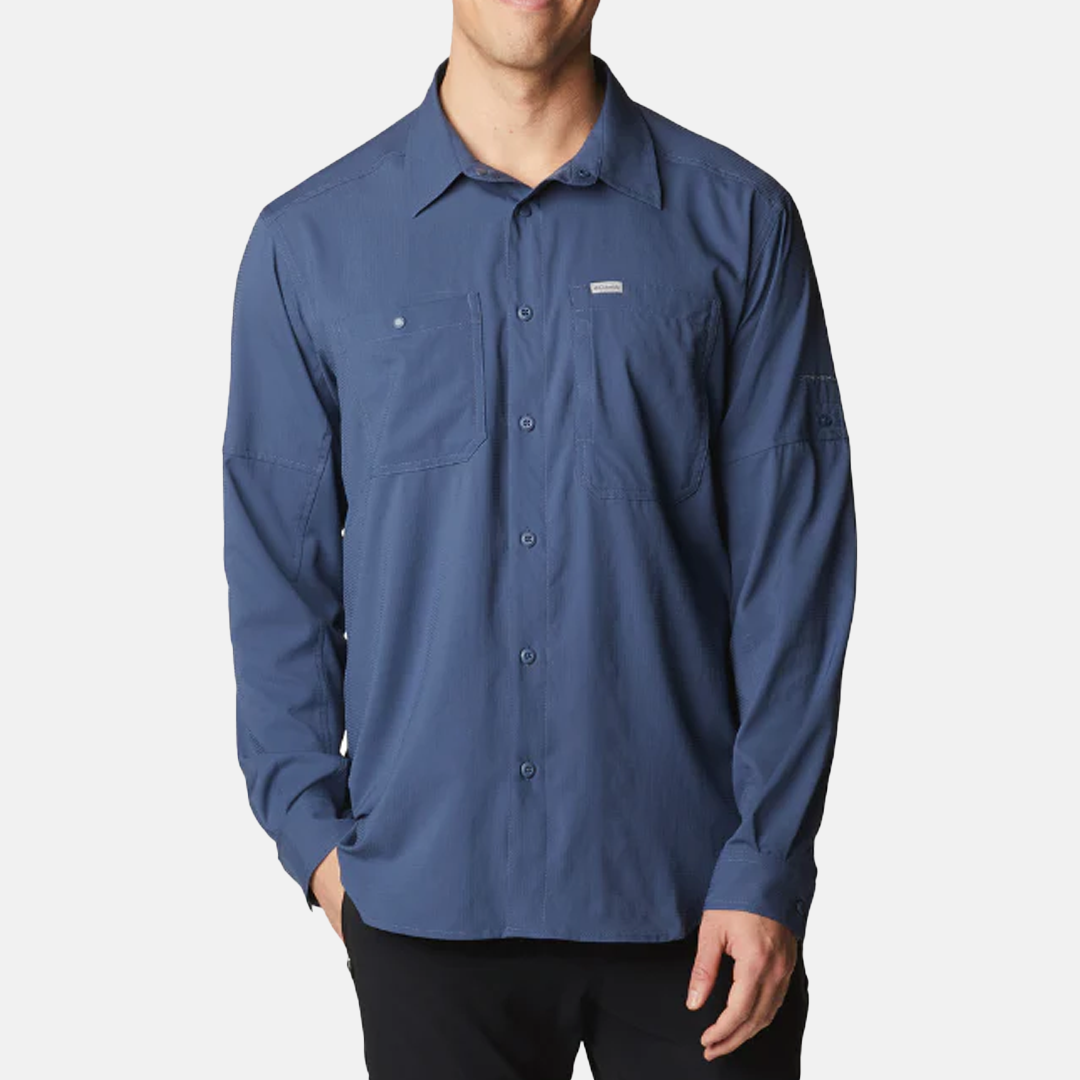 Camisa M/L Columbia Silver Ridge Utility Lite Lon Dark Mountain