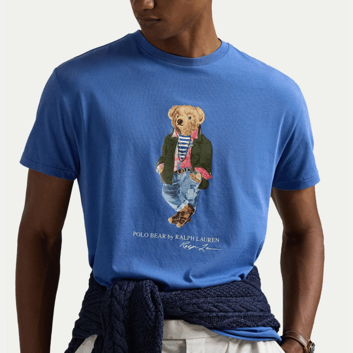 Camiseta POLO Polo Bear Jersey T-Shirt Iris Blue