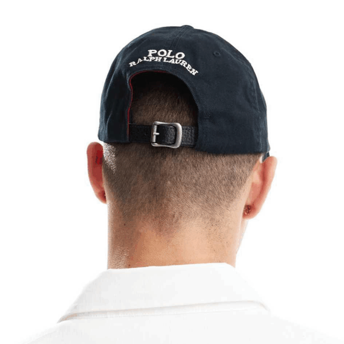 Gorra de béisbol con bordado del logotipo Polo Bear - Black - Imagen 4
