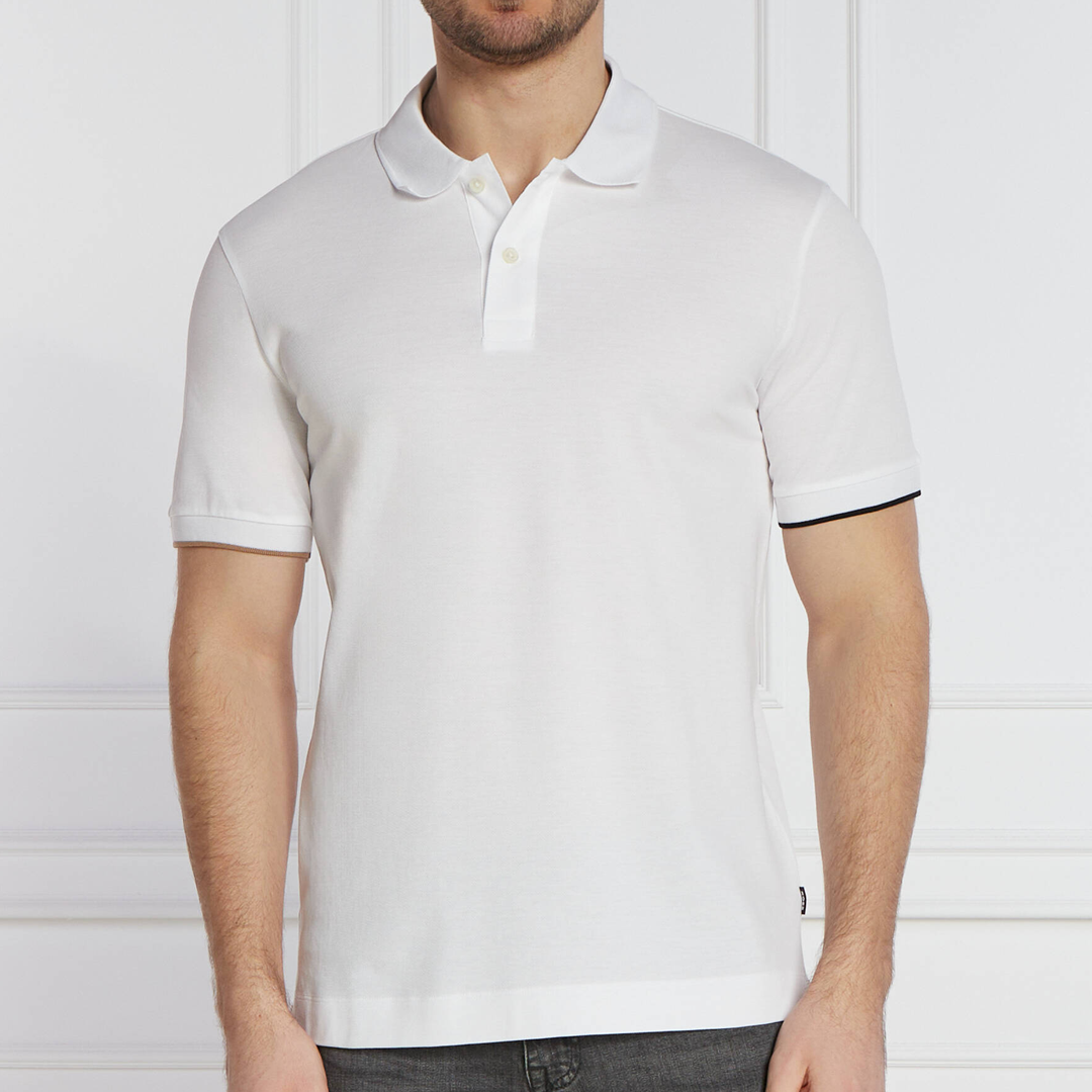 Camisa BOSS Polo Shirt Parlay 211 - White