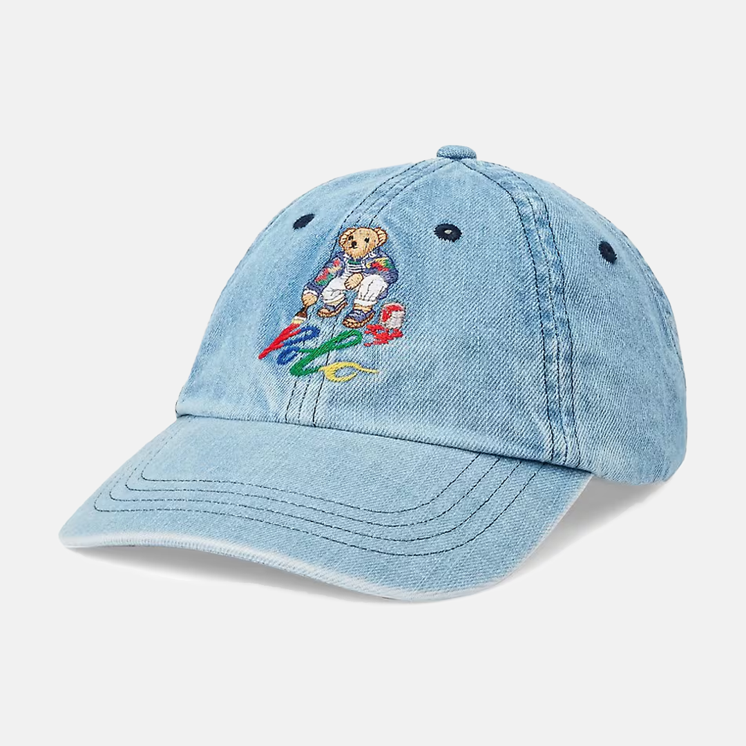 Gorra Polo Bear Denim Ball Cap