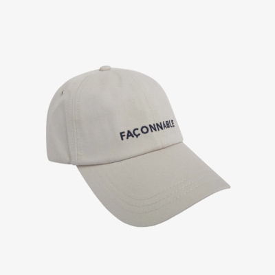 Gorra Façonnable Beige bordada