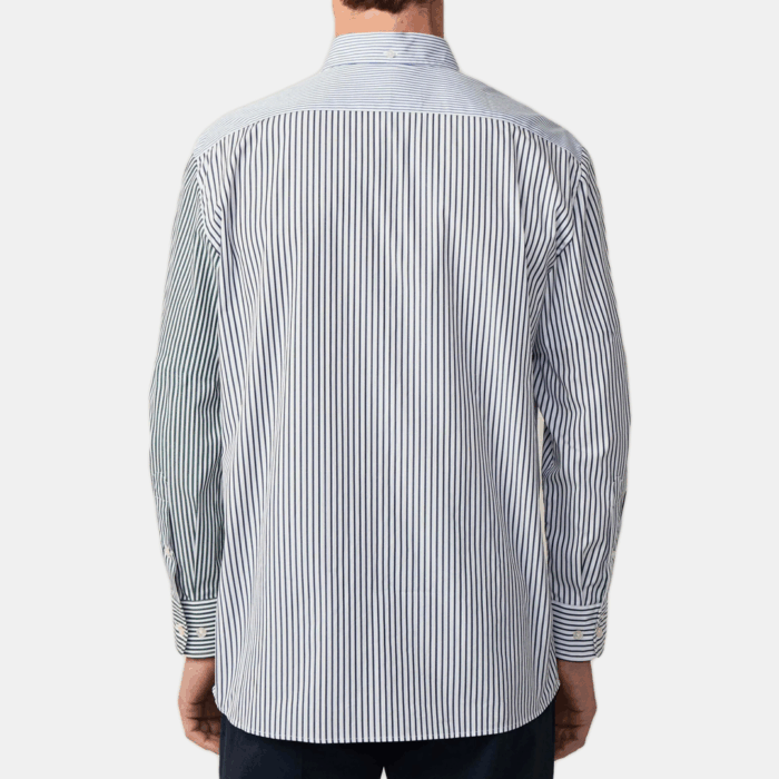Camisa M/L facconable regular fit stripe shirt Multi Str Pop - Imagen 2