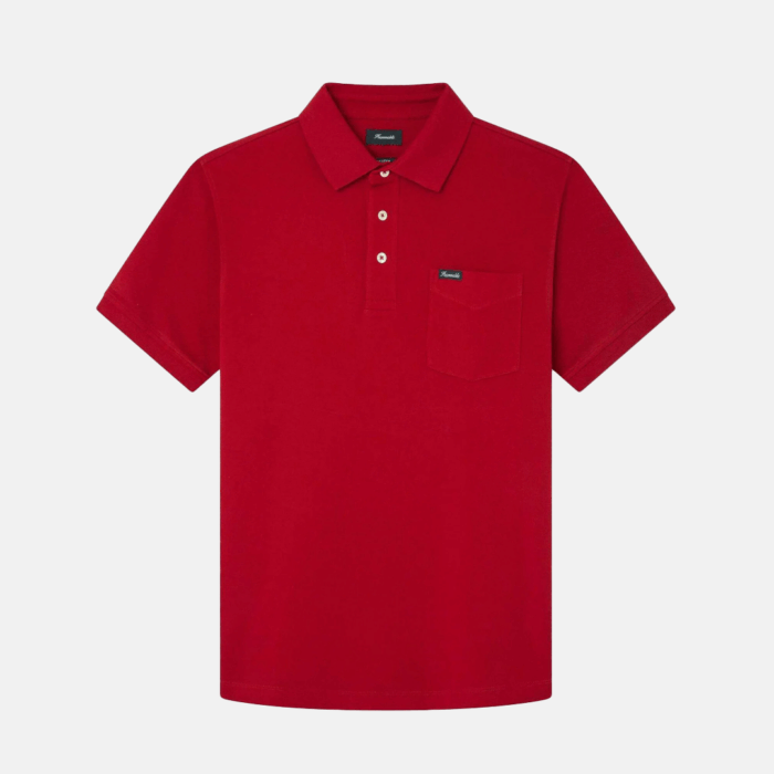 Camisa Polo Facconable polo pima fit regular Red - Imagen 4