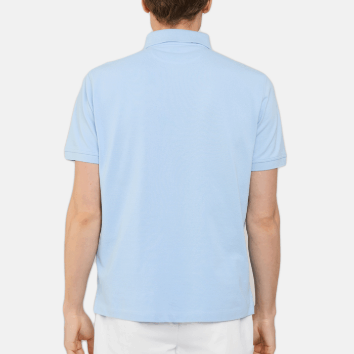Camisa Polo Facconable polo pima fit regular Light Blue - Imagen 3
