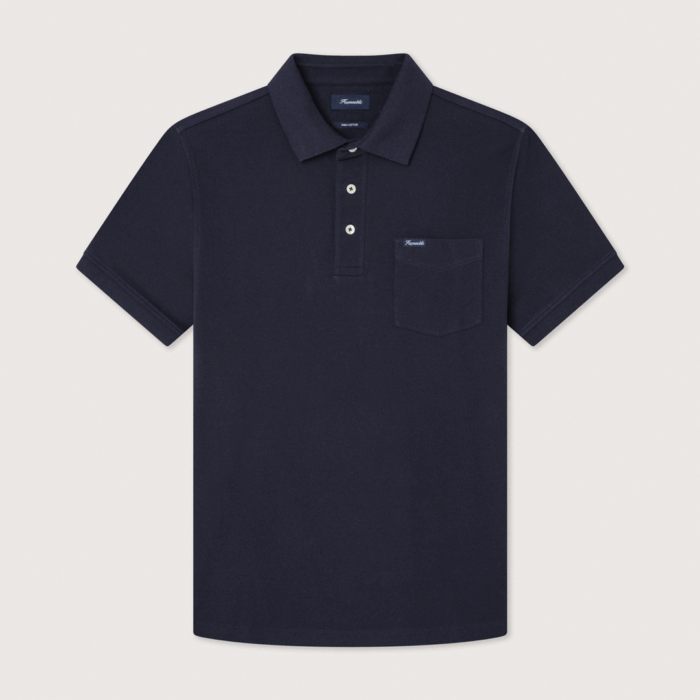 Camisa Polo Facconable polo pima fit regular Navy - Imagen 4