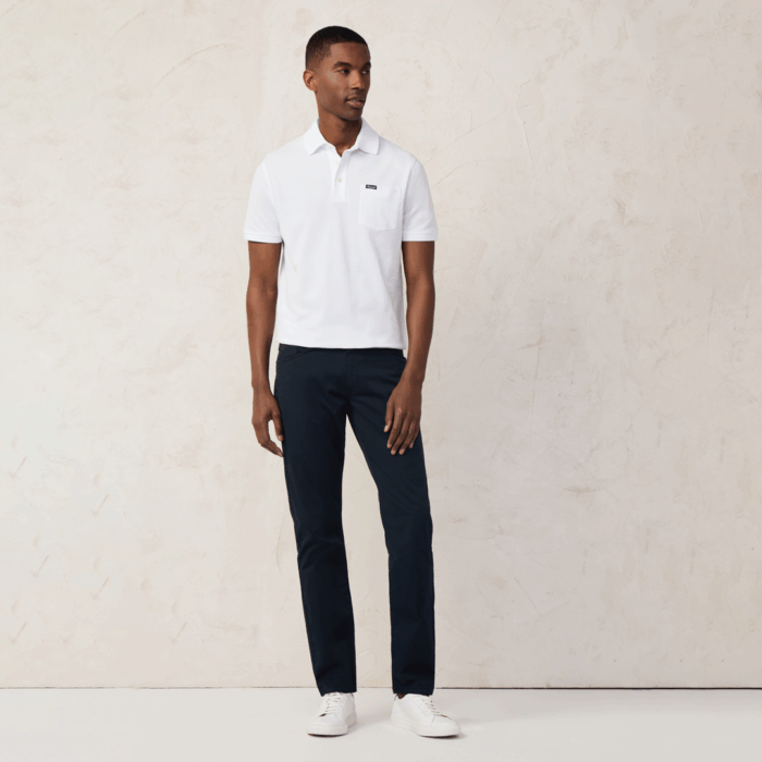 Camisa Polo Facconable polo pima fit regular White - Imagen 3