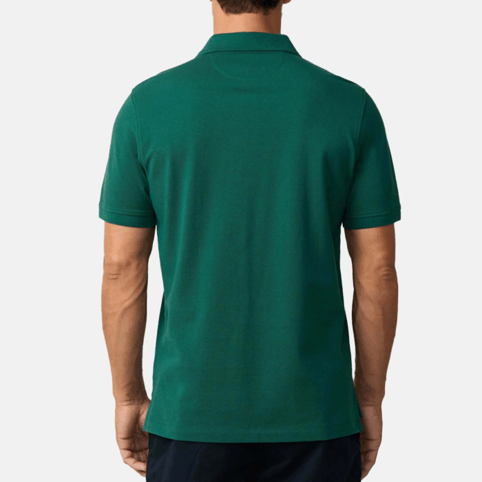 Camisa Polo Facconable polo pima fit regular Verde - Imagen 3