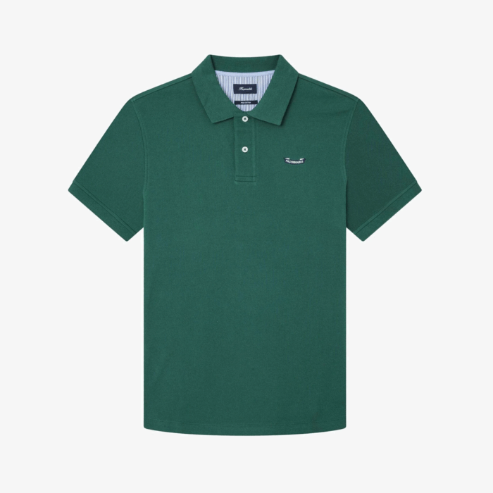 Camisa Polo Facconable polo pima fit regular Verde - Imagen 4