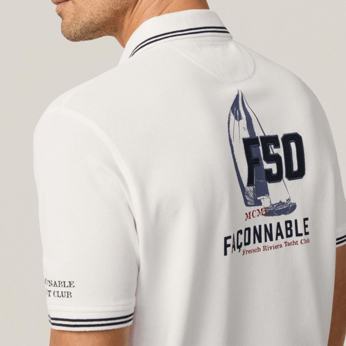 Camisa Polo Facconable fit regular Yatch Club Badge Pol - Imagen 4