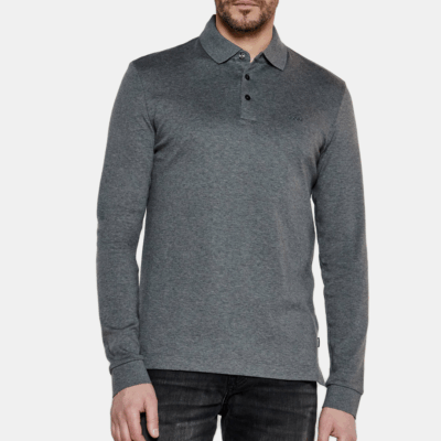 Camisa Tipo Polo M/L - Pado 30 10241542 Medium Grey