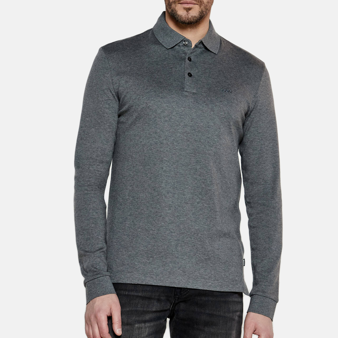 Camisa Tipo Polo M/L - Pado 30 10241542 Medium Grey