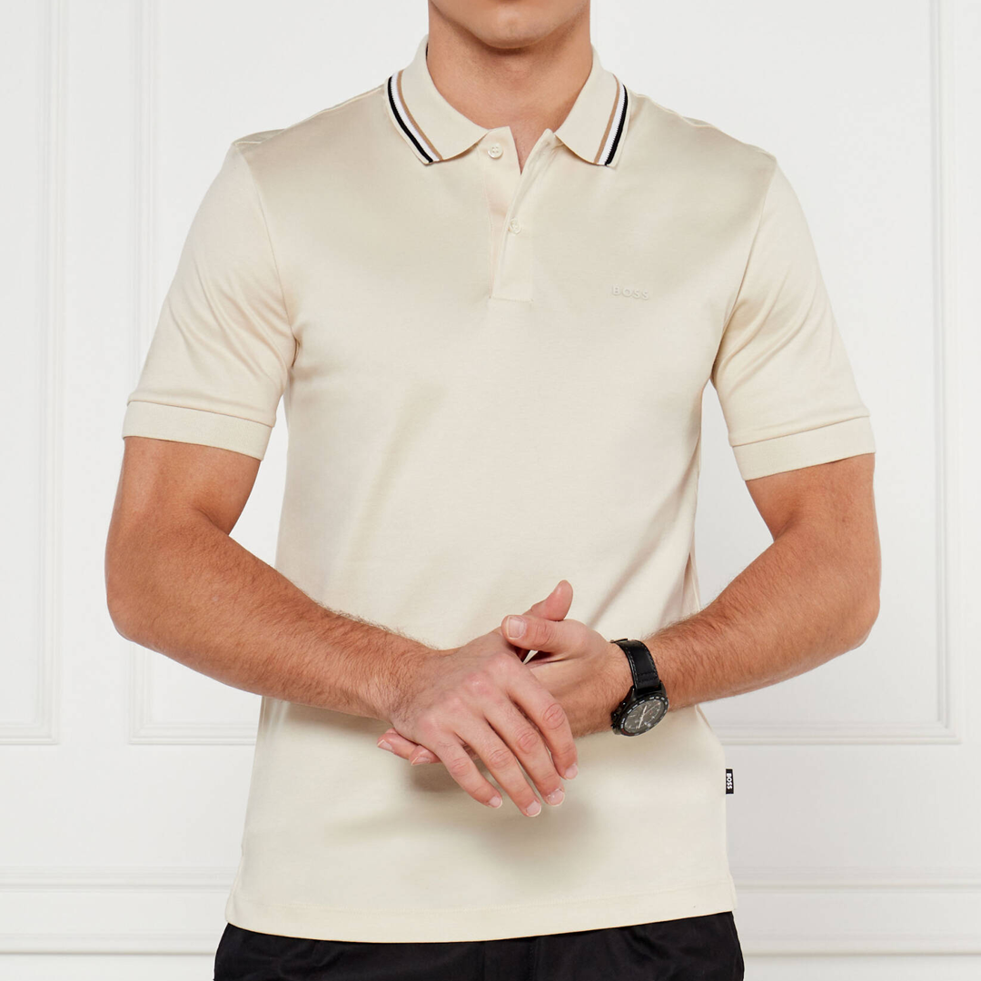 Camisa tipo polo BOSS - Penrose 01 Open White