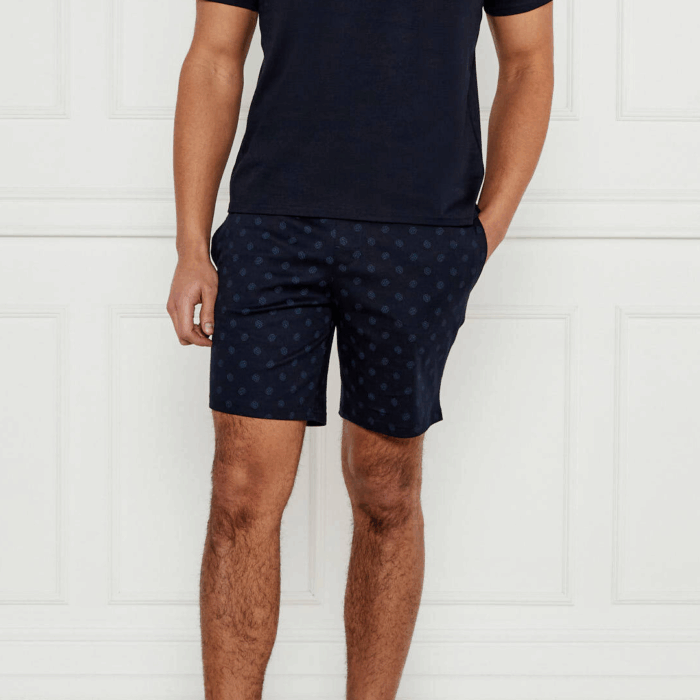 Shorts BOSS Algodón - Relax Navy Blue - Imagen 4